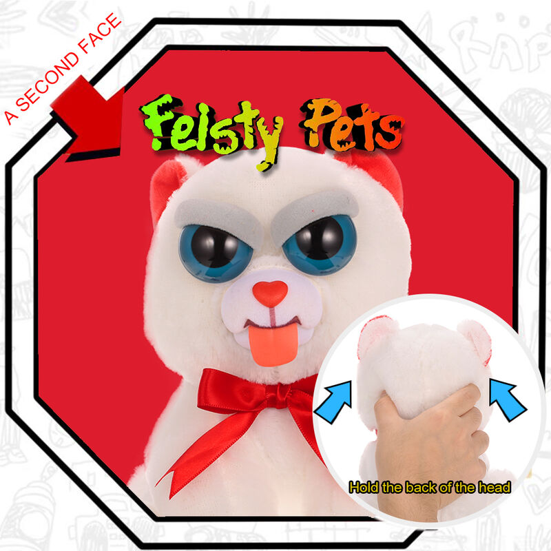 

Feisty Pets Bear Taylor Truelove Feisty Films Adorable peluche de peluche que saca la lengua con un apreton Regalo especial de San Valentin, 2 #