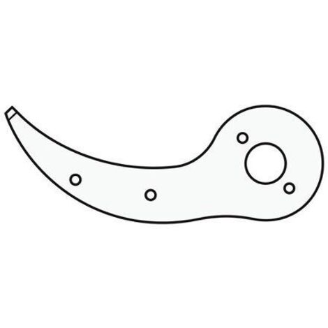 Felco 4/4 Ersatz-Gegenklinge mit Nieten