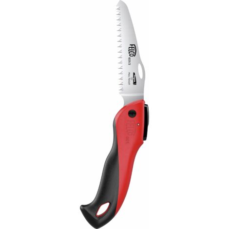 FELCO 601 sierra plegable hoja recta 120 mm, mango soft touch, corte 60 mm, ambidiestra, para viñedo y exterior