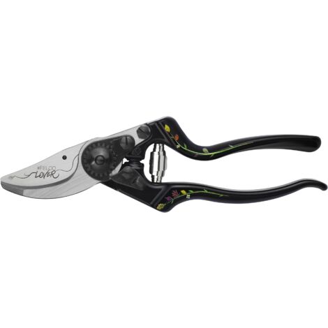 Sécateur FELCO 8 Pour Grandes Mains + étui Cuir Noir 910 - Lame Acier Trempé, Coupe Jusqu'à 25 Mm