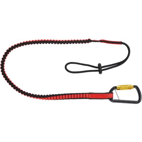 FELCO 939 Sangle de Sécurité – Lanière extensible antichute pour outils avec anneau ou fente – Fixation robuste pour ceinture porte-outils