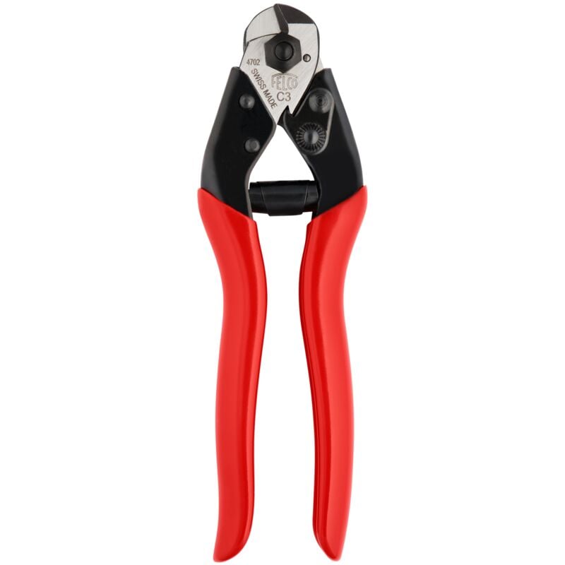 Felco - Coupe-câbles à une main n° C3 (Longueur 19 cm, diamètre de coupe 3 mm, pour câbles en acier haute résistance) C3