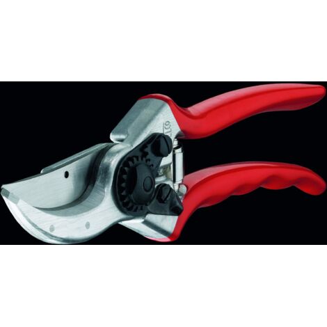 FELCO Cesoie da giardino n° 2 (capacità di taglio Ø 25 mm, cesoie per mani grandi, lunghezza 215 mm, cesoie da giardino con scanalatura per linfa, manici ergonomici)