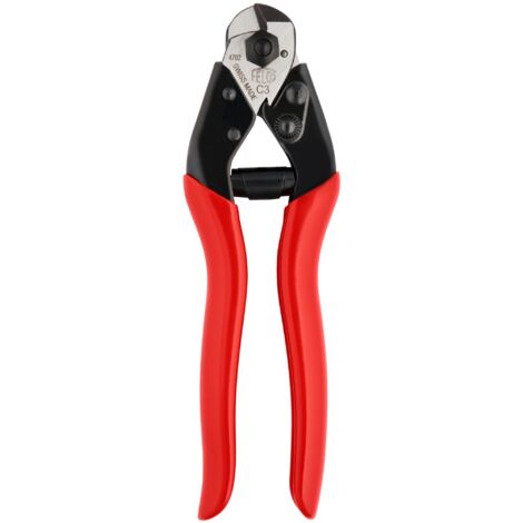 FELCO Coupe-câbles à une main n° C3 (Longueur 19 cm, diamètre de coupe 3 mm, pour câbles en acier haute résistance) FELCO C3