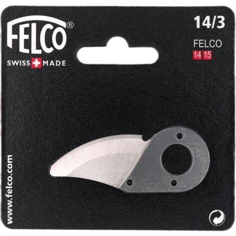 FELCO Lame de rechange 14/3 pour sécateurs (adaptée aux modèles FELCO 14-15, pièce détachée pour outils de jardin), Rouge FELCO 14/3