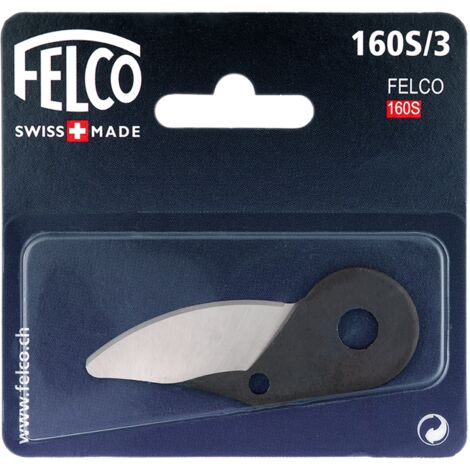 FELCO Lame de rechange 160S/3 pour sécateur FELCO 600 (longueur 160 mm, lame pour sécateur, montage facile), gris