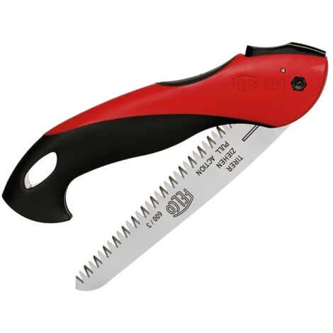FELCO Sega 600 (Lama 16 cm, Sega pieghevole Ø 50 mm, Lunghezza 350 mm, Taglierina a strappo, Sega pieghevole, Sega da potatura per mancini e destrimani), 26 x 16 x 12 cm