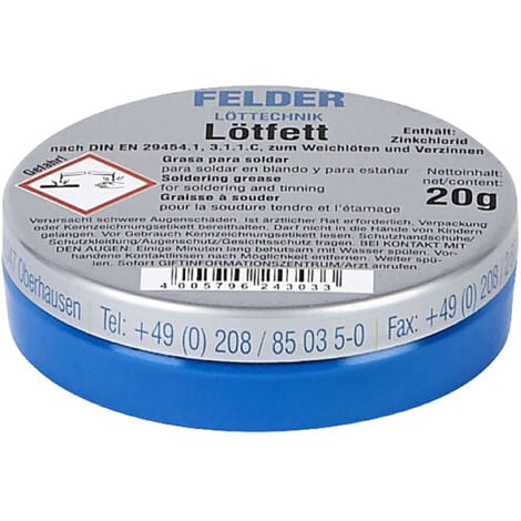 BANYO Felder 24310010 Lötfett Inhalt 20 g F-SW 21