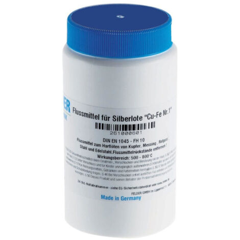 Flussmittel für Silberlot nach DIN EN 1045 FH 10 in Pastenform äCu Fe Nr.1