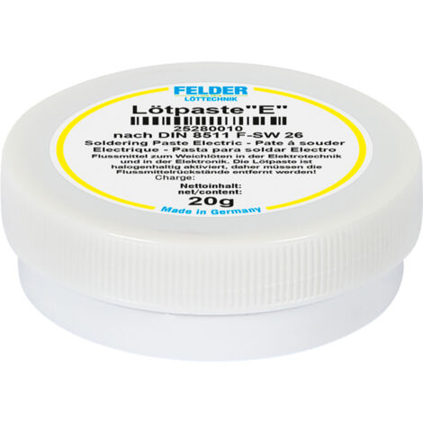 Felder ISO-Flux "E" Lötpaste Inhalt 20 g