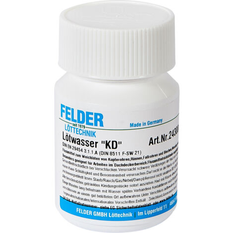 Felder "KD" Lötwasser Inhalt 100 g