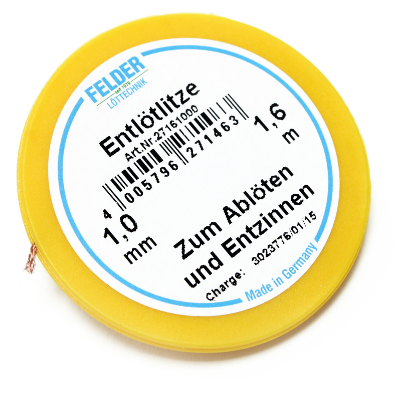 

Felder malla de desoldar 1,0 mm x 1, 6 m empapada de fundente