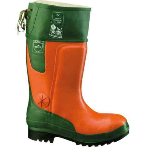 FELDTMANN Chaussures de sécurité forestière Orme Taille 46 olive / orange - 35510-46