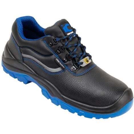 Feldtmann Craftland Sicherheitshalbschuh NAUEN 33381 S3 FO SR ESD Gr. 47 schwarz/blau