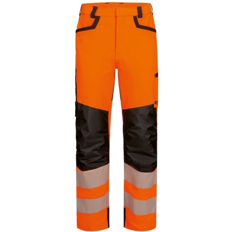 Feldtmann Elysee Warnschutz Stretch-Bundhose 22762 Gr. 30 orange/schwarz