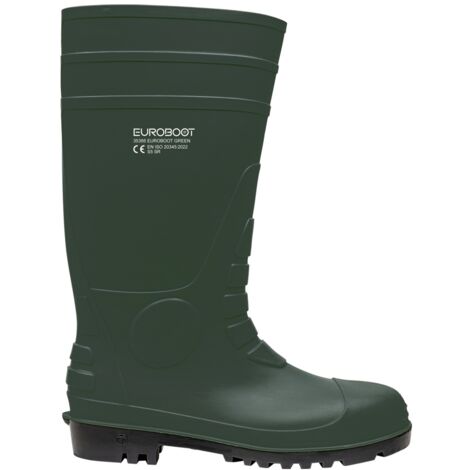 Feldtmann Euroboot Sicherheits-Gummistiefel 35366 S5 SR Gr. 45 grün