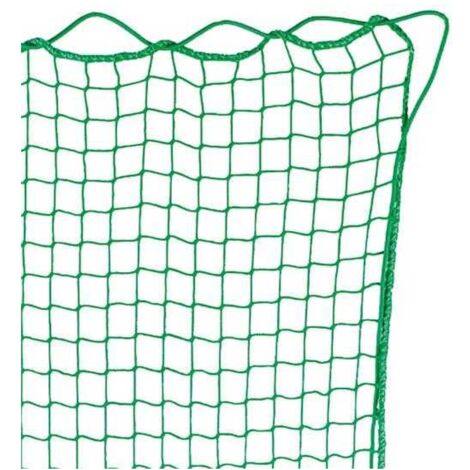 Feldtmann Ladungssicherungsnetz grün 2,0x3,0m Maschenweite 45x45mm, 6mm stark, knotenlos