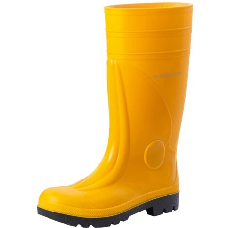 Feldtmann PVC Sicherheitsgummistiefel EUROBOOT 35364 S5 SRA Gr. 48 gelb - gelb