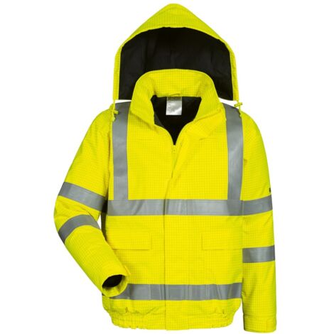 Feldtmann SAFESTYLE Multinorm-Warnschutz-Pilotenjacke HERIBERT Gr. 4XL warngelb