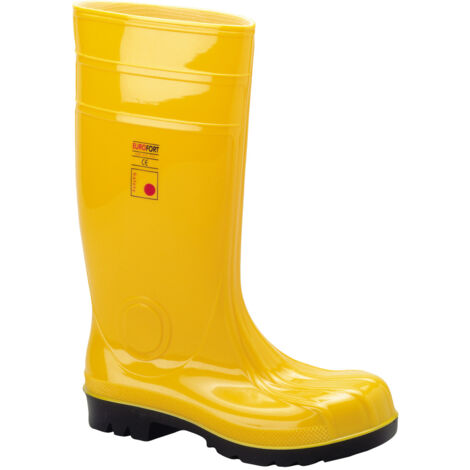 Feldtmann Sicherheits-Gummistiefel gelb / schwarz  SICHERH.GUMMISTIEFEL GELB GR38