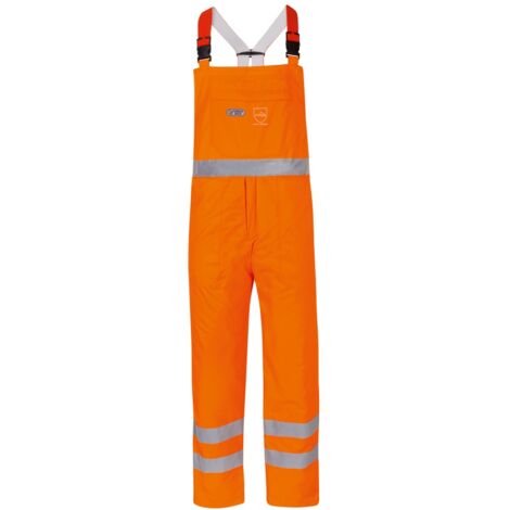 Feldtmann Warn- & Schnittschutz-Latzhose PLATANE 22782 Gr. 64 orange