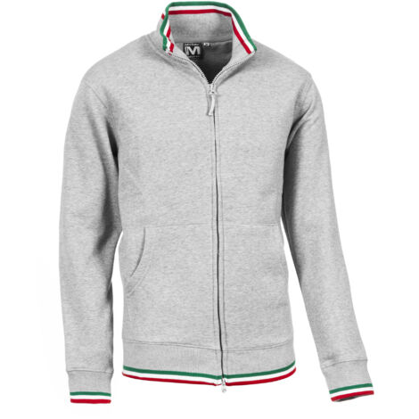 FEL.FULL ZIP JAGGY SPORT GR.MLG SCU