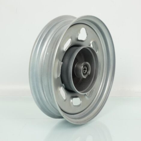 felge avant origine gris métallisé pour scooter peugeot 50 vclic