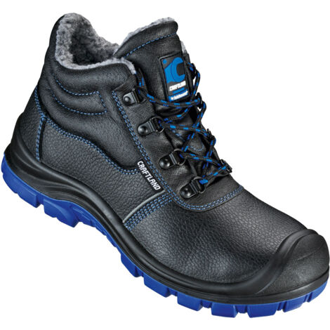 Winterschnürstiefel Gr.44 CRAFTLAND® Schwarz/Blau EN ISO 20345 S3 SRC