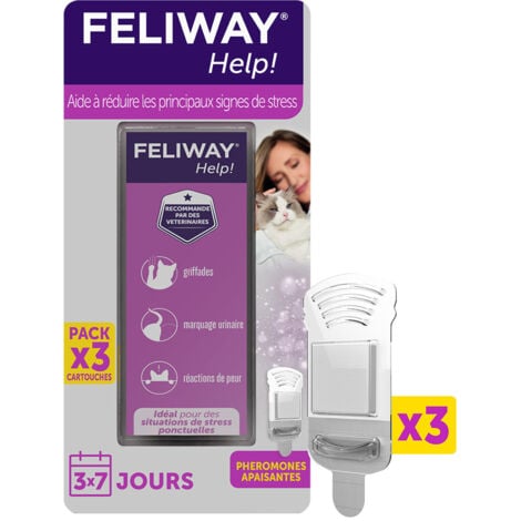 FELIWAY Kit complet (diffuseur + rechage) - 7 jours - Fabriqué en France