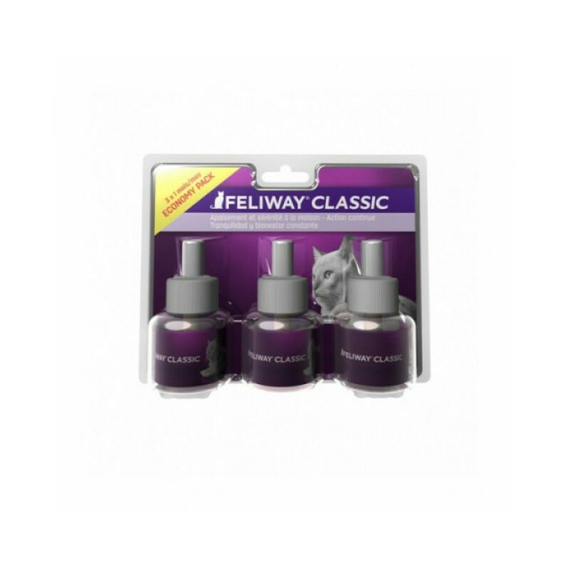 Pack de 3 recharges Feliway Classic 48 ml