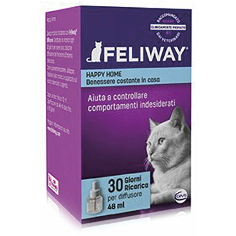 Feliway recharges 48 ml prévient les conflits et les tensions entre chats