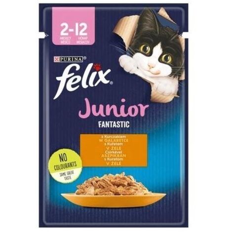 Felix Fantastic Junior Pollo 85g
