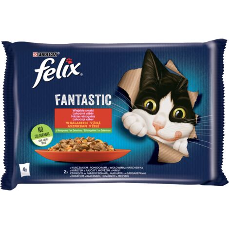 FELIX FANTASTIC MP Fleisch mit Gemüse 4x85g = 340g