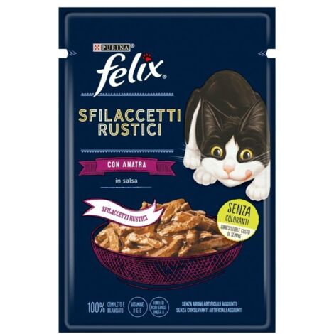 Felix Gatto Sfilaccetti Rustici 80gr Anatra