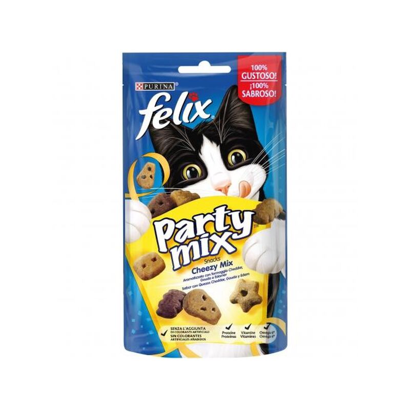 

PARTY MIX Cheezy Mix Snack gato 60g - Felix