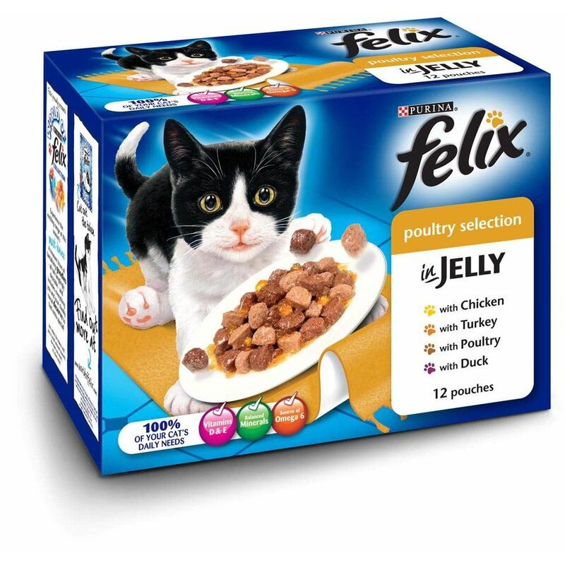 Nestle - Felix Poultry Chunks in Jelly 12 Pack - 100g - 573275