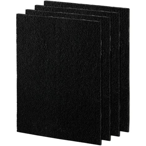 Fellowes 4 Filtri al Carbone per Purificatore d'Aria Aeramax DX55, Assorbe Odori e COV, Confezione da 4 Pezzi