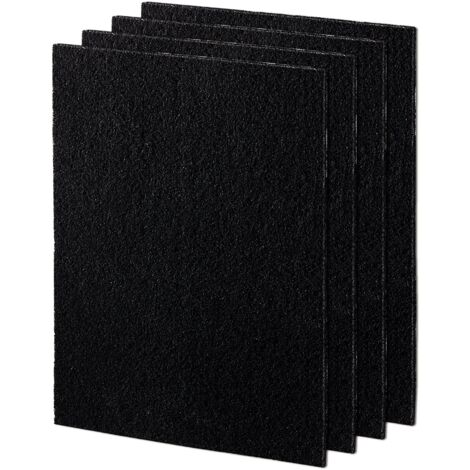 Fellowes 4 Filtri al Carbone per Purificatore d'Aria Aeramax DX95, Assorbe Odori e COV, Confezione da 4 Pezzi