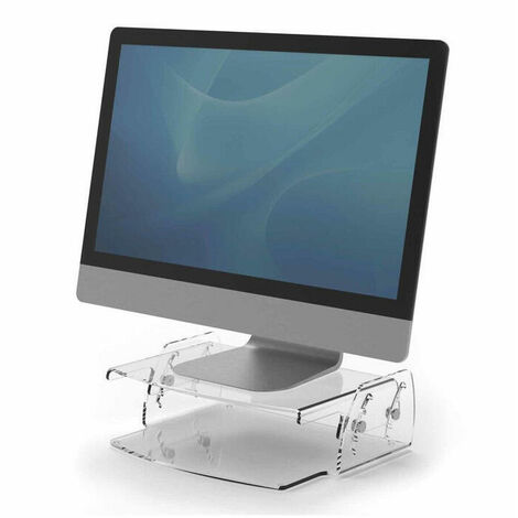 Elevador de monitor para escritorio y estantería para pantalla notebook  ajustable 100-140mm - Cablematic