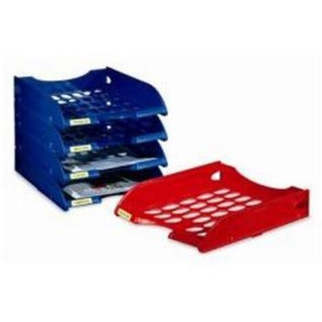 Fellowes E040ROS vassoio da scrivania Plastica Rosso