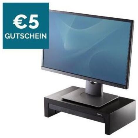 Fellowes Office Suites Monitorständer schwarz silber 50 cm