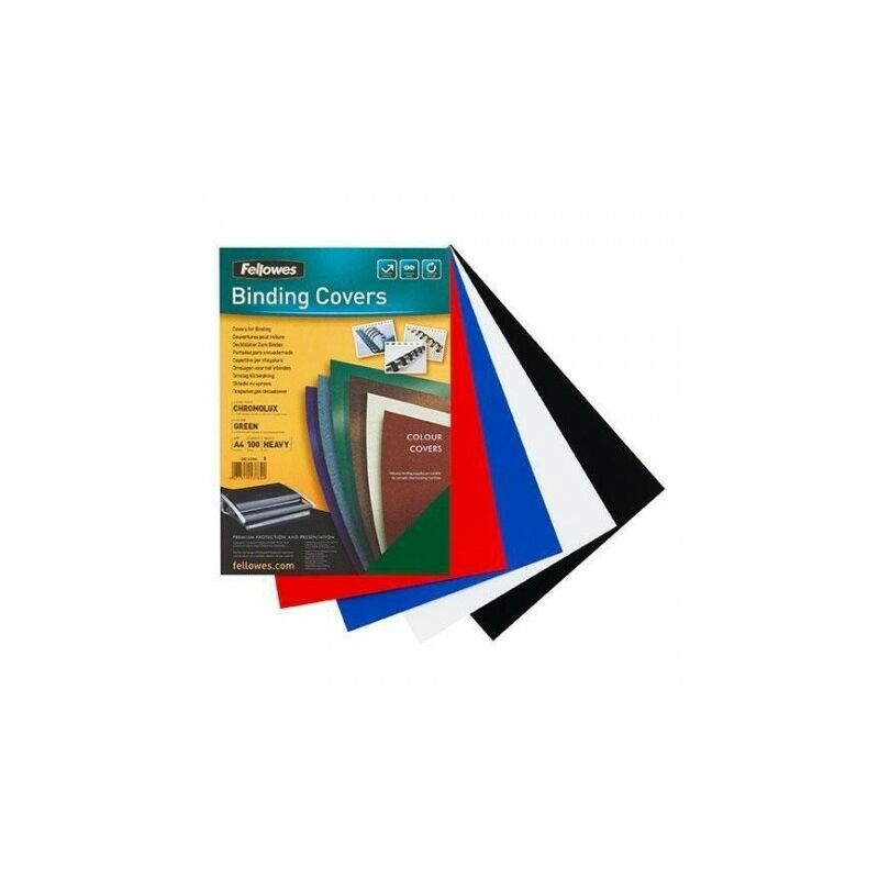 Image of Fellowes pack de 50 portadas carton azul a4 750 gr