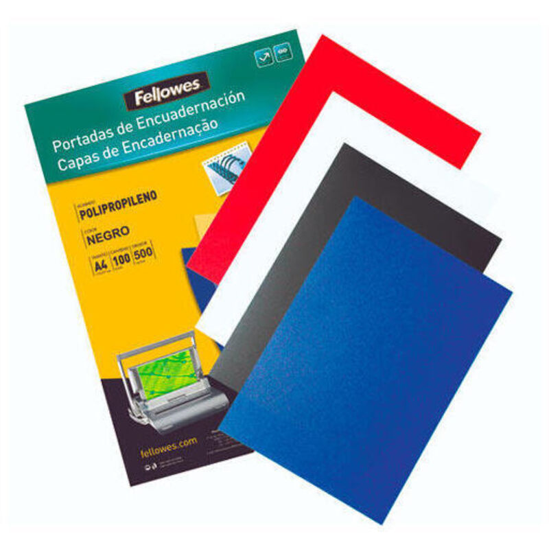Fellowes Pack De 50 Portadas De Polipropileno A3 - 500 Micras - Alta Calidad - Transparente