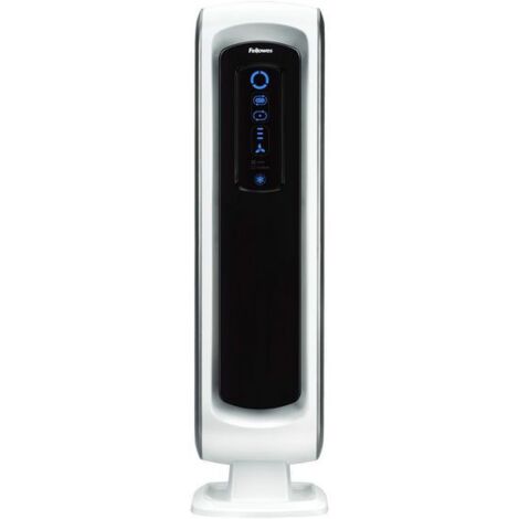 Fellowes Purificatore d'Aria AeraMax DX5, per Casa e Ufficio, per Ambienti Fino a 12 mq, con Filtraggio a 4 Stadi, Filtro HEPA e Filtro al Carbone, Sensore AeraSmart e Aera+, Colore Bianco