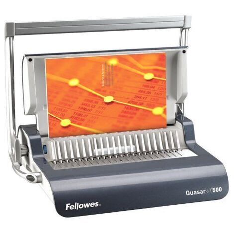 Fellowes Quasar+ 500 500 hojas Carbón vegetal, Gris