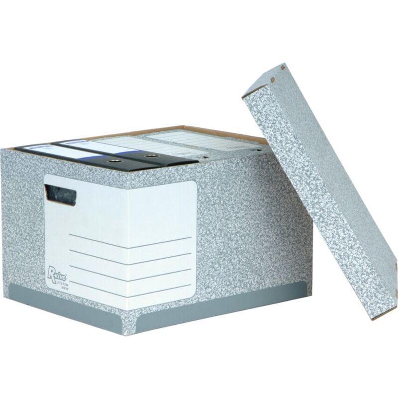 Fellowes R-Kive System Storage Box 01810 (Pack-10) - Grey