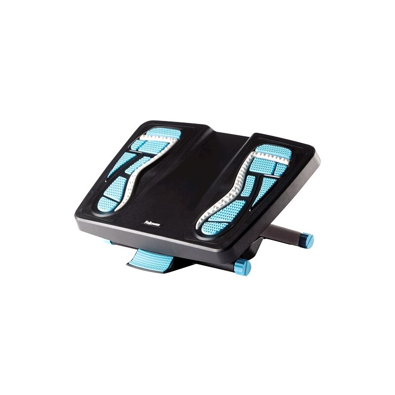 Fellowes - energizer repose-pieds - 3 réglages en hauteur - surface à effet de massage - effet de bascule - couleur noire.