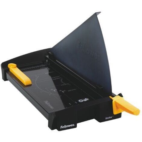 Fellowes Stellar A3 Hebelschneider schwarz und gelb ergonomisch