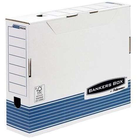 Fellowes System Caja de Archivo Definitivo 100mm A3.
Características:
-Sistema patentado de automontaje Fastfold
-Ideal para archivo formato A3
-Cier