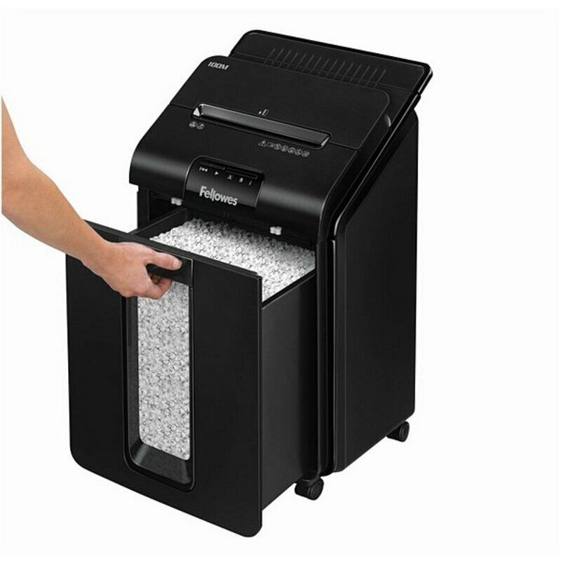 

Trituradora de Papel Micro Corte AutoMax100M Negro - Fellowes